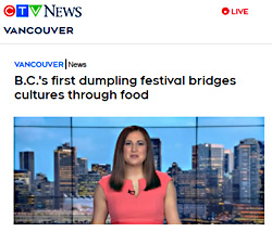CTV news - dumpling festival on Aug. 13, 2022 was text by racist incident
